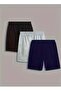 Unisex Relaxed Fit Jersey Sports Shorts, 3-Pack - 2