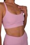 Women's Strappy Sports Bra Pink - C904 - 7