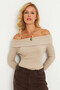 Women's Stone Madonna Collar Camisole Blouse Xl2210 - 5