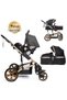3In1 Pram Stroller  + Car Seat-Black - 3