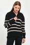 ZIPPERED FISHER COLLAR KNITWEAR SWEATER (B23-5802) - 3