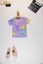 Girl's Suit I Summer Suit Colorful Printed Cotton T-Shirt & Shorts Suit I Comfortable Summer Suit - 3