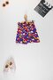 Cheerful Summer Style Girl's Set I Floral T-Shirt and Colorful Shorts Set I Summer Double Combination - 4