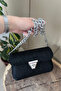 Canvas Bag Knitting Kit 45X21 cm Silver Lurex Polyester Macrame No.3 Lurex Thread - 2