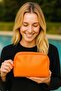 Plain Pattern Makeup Bag - 5