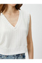 Crop V-Neck Undershirt - 5