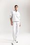 Sports Jogger Sweatpants Standard Fit Standard Length Elastic Waist Cuffed Legs with Pockets Lace-Up D1706Ax24Au - 4