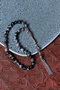 Certified Snowy Obsidian Tasbih with Tassels - 4