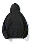 Chicago Summer Sweatshirt - Black Printed Oversize Hoodie - 2