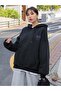 Back Youngchance T-Sweatshirt - Black Printed Oversize Hoodie - 3