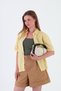 Flowers Versatile Canvas Women's Handbag with Strap - 6