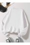 Arizona 1912 Sweatshirt - White Printed Oversize Winter Thick Cycling Yala - 2
