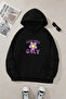Unisex Black Hooded Sweatshirt – Good Vibes Only Printed, Thick Fabric with Hood