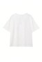 Nevep Logo T-Shirt - White Oversized Printed Crew Neck Short Sleeve - 3