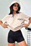 تي شيرت Mink كبير الحجم من سلسلة Fetch 6 - مطبوع كبير الحجم - 5