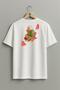 Oversize Summer Fruit Watermelon Watermelon Back Design Unisex T-Shirt