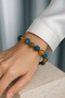 Certified Citrine-Apatite-Hematite Natural Stone Bracelet - 3
