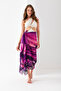 Aquarium Dolphin Pattern Chiffon Pareo, Digital Printing, Quick Dry Pareo, 200X100Cm, Beach Clothing, Pareo - 2