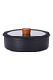 Midas Ceramic Coated 11 Piece Interlocking Cookware Set with Detachable Handles - Black - 6