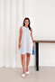 Waterway Fabric Sleeveless Above Knee A-Line Dress - 3