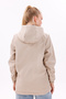 Sports Women's Stone Lined Waterproof and Windproof Hooded Raincoat with Pockets - Windbreaker - 5