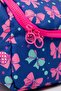 Ribbon Patterned Navy Blue Washable Heat Protected Lunch Box for Girls - 5