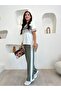 Striped Modal Fabric Stretch Cotton Comfortable Daily and Stylish TOP AND BOTTOM SUMMER TRACKSUIT SET - 3