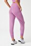 Women's Lavender High Waist Jogger Sweatpants Joggers - 2