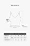 Black V-Neck Lightly Supported Covered Sports Bra - 6