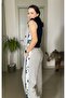 Cotton Linen Embroidery Embroidered Soft Texture Vest Pants Set - 7