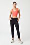 Women's Black High Waist Jogger Sweatpants Joggers
