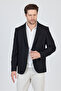 Pasiros Men's Black Half Lined Bag Pocket Stretch Fabric Cotton Blended Sports Blazer Jacket - 4