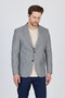 Martinelli Men's Dark Navy Blue Small Patterned Polyviscose Fabric Sports Blazer Jacket - 5