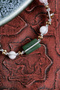 Certified Harmony of Nature: Adjustable Natural Stone Macrame Bracelet - 5