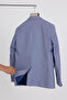 Arezzo Men's Navy Blue Polyviscose Fabric Sports Blazer Jacket - 5