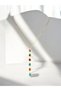 Row Color Baguette Stone Steel Y Steel Women's Necklace - Women's Necklace - Women's Necklace - Steel Necklace - 2