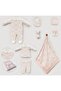 Cotton Baby Collar and Bow Tie Set of 8 0-3 Months Newborn Hospital Release - 5