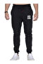 Men's Black Skinny Leg Sweatpants Cotton Combed Slim Fit Jogger - 6