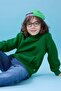 Unisex Hooded Kangaroo Pocket Hooded Winter Sweatshirt - Green - 4