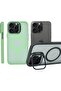 for iPhone 15 Pro Case, Compatible with MagSafe, Built-in Camera Ring Stand, Military-Grade