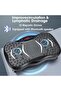 Fitness Vibration Plate with Bluetooth Speaker, Resistance Bands, 400 lb Max Load - 8