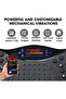 Fitness Vibration Plate with Bluetooth Speaker, Resistance Bands, 400 lb Max Load - 6