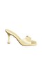 U590149607 Beige Snake Print Thin Heeled Women's Slippers - 5