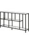 FFD Entryway Console Table for Living Room Narrow Sofa Table with 3-Tier Storage Open Shelve - 5
