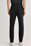 Men's 100% Cotton Sweatpants with Elastic Waist and Pockets M065177-900 Black - 4