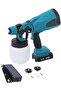 21V Cordless Paint Sprayer with 1.5Ah Battery and Charger 800ml Electric Spray Gun 3 Spray - 3