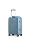 Medium Trolley Bag - Expandable PP Hard Shell Luggage - 360 Spinner Wheels - Grey Blue - 2