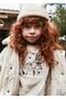 Girl's Floral Fur Sweatshirt 25Kmyr4432 - 2