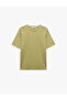 Set of 7 Short Sleeve Crew Neck Cotton Basic T-Shirts - 8