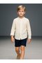 Boy's Cotton Muslin Fabric Judge Collar Shirt - 4